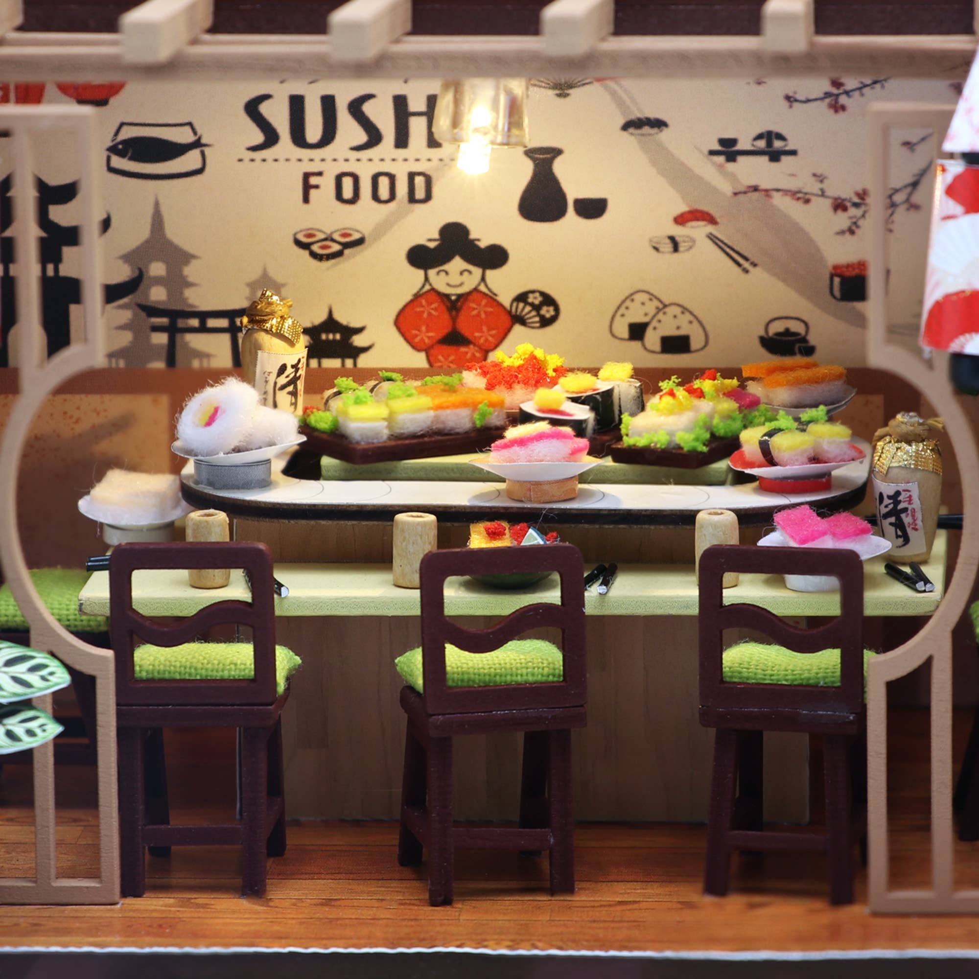 Sushi House DIY Miniature House Kit