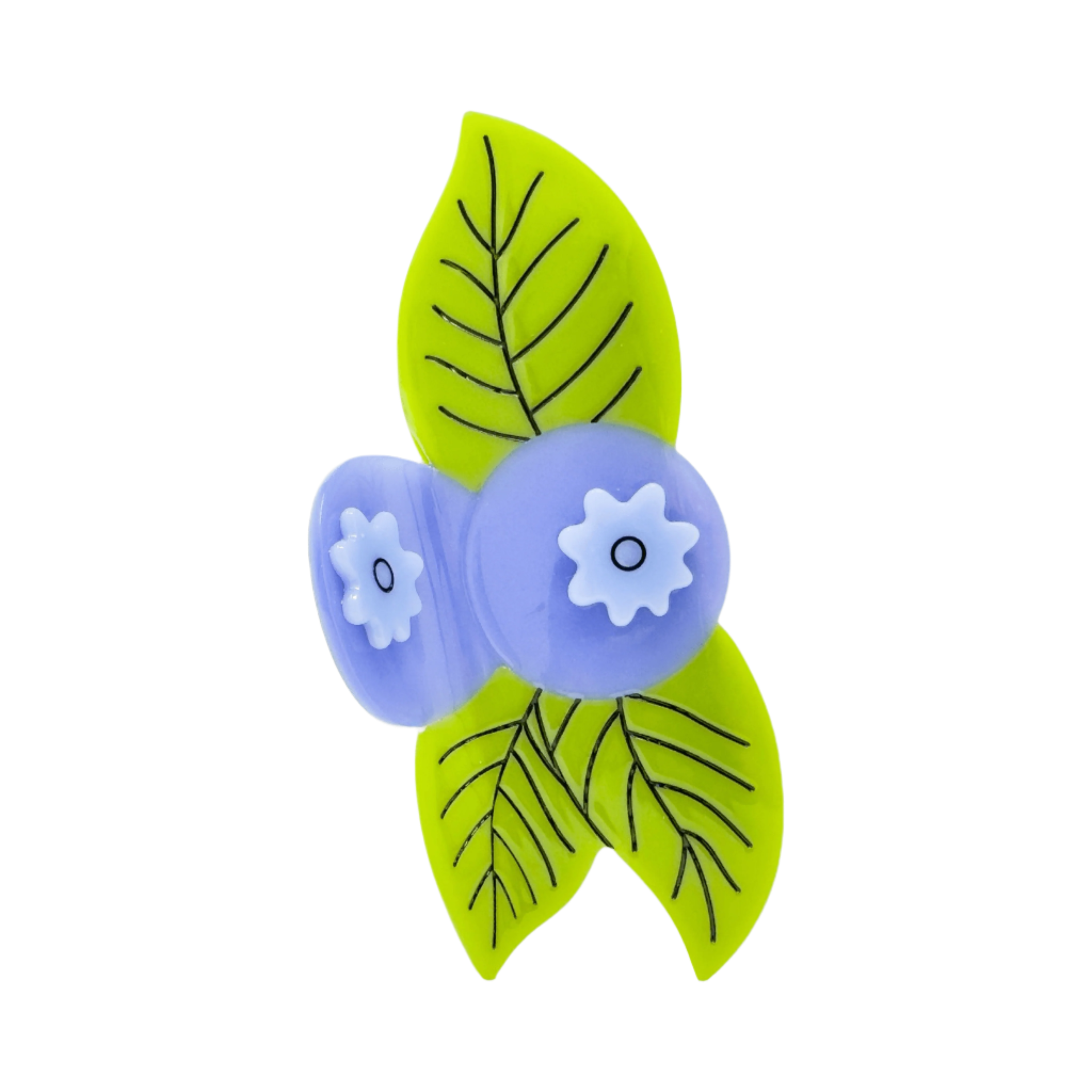 XL Blueberry Hair Claw Clip