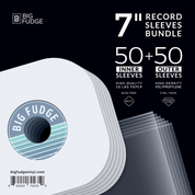 Vinyl Record Sleeves Bundle - 50x Outers + 50x Inners