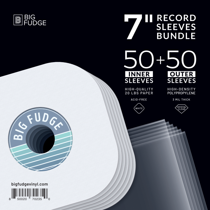 Vinyl Record Sleeves Bundle - 50x Outers + 50x Inners