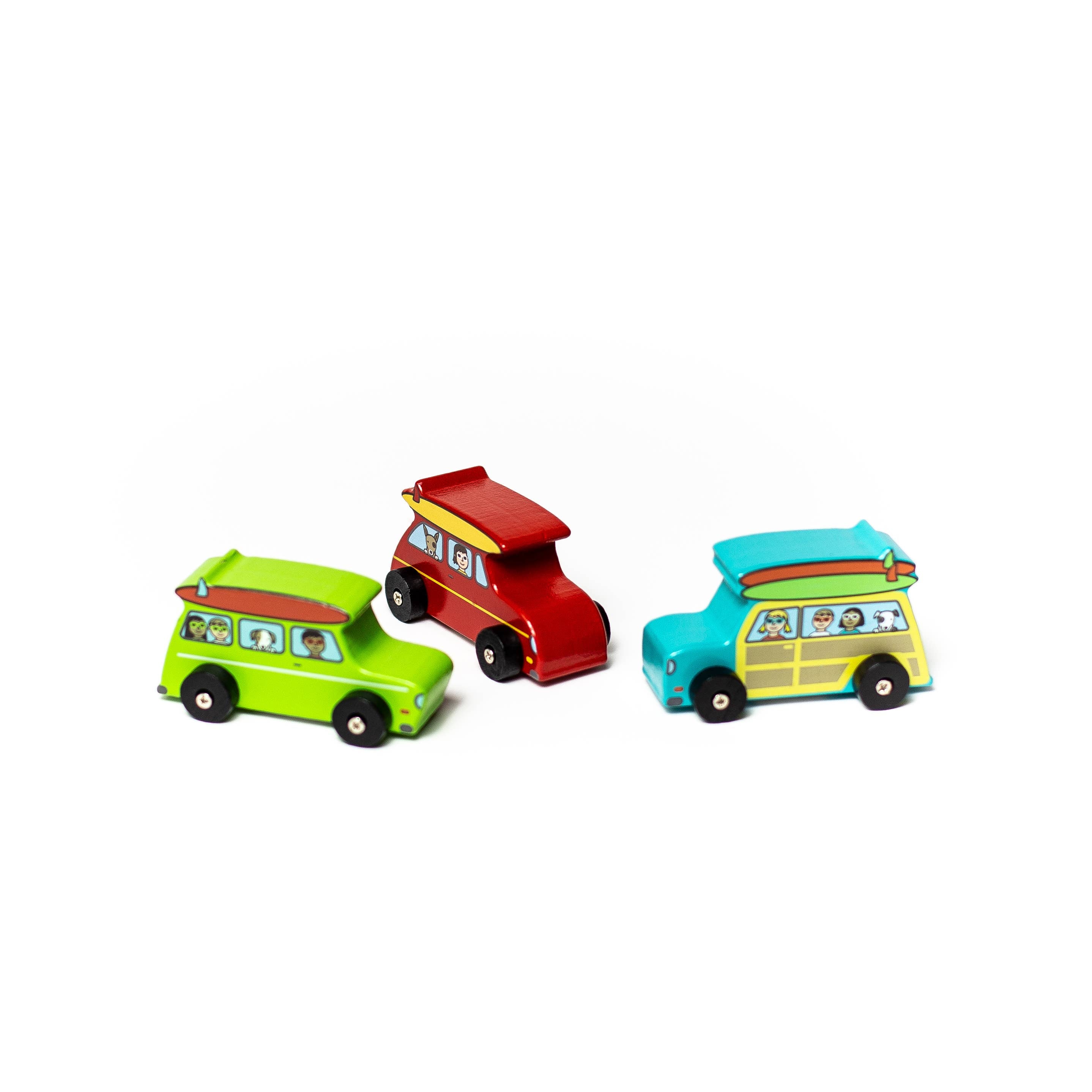 Pull Back Surfer Vans - 3 Colors