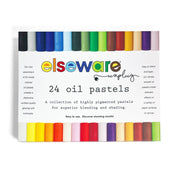 24 Oil Pastels by Elseware