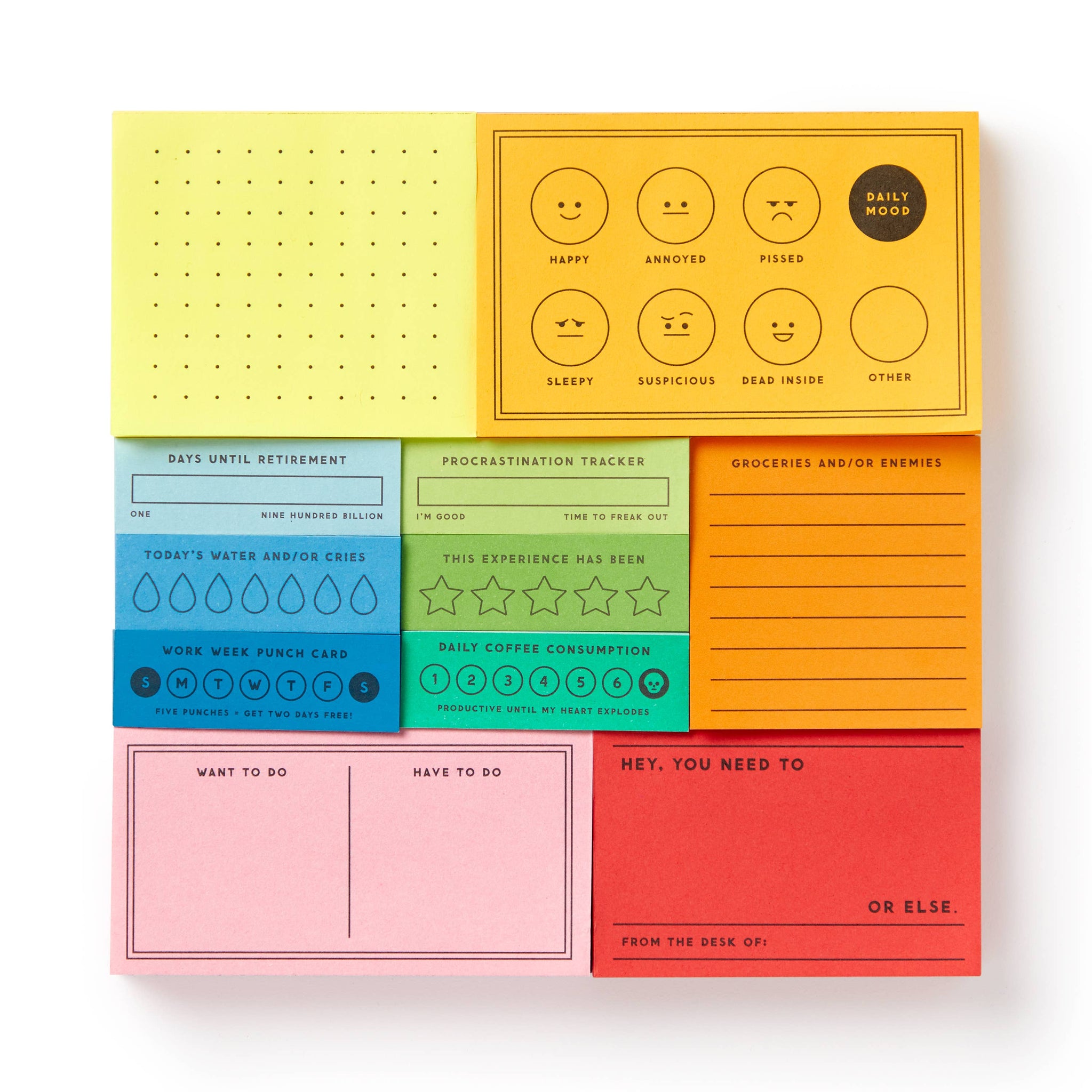 I've Got A Few Notes Tear-off Notepad Set – ArtHouse & Co.