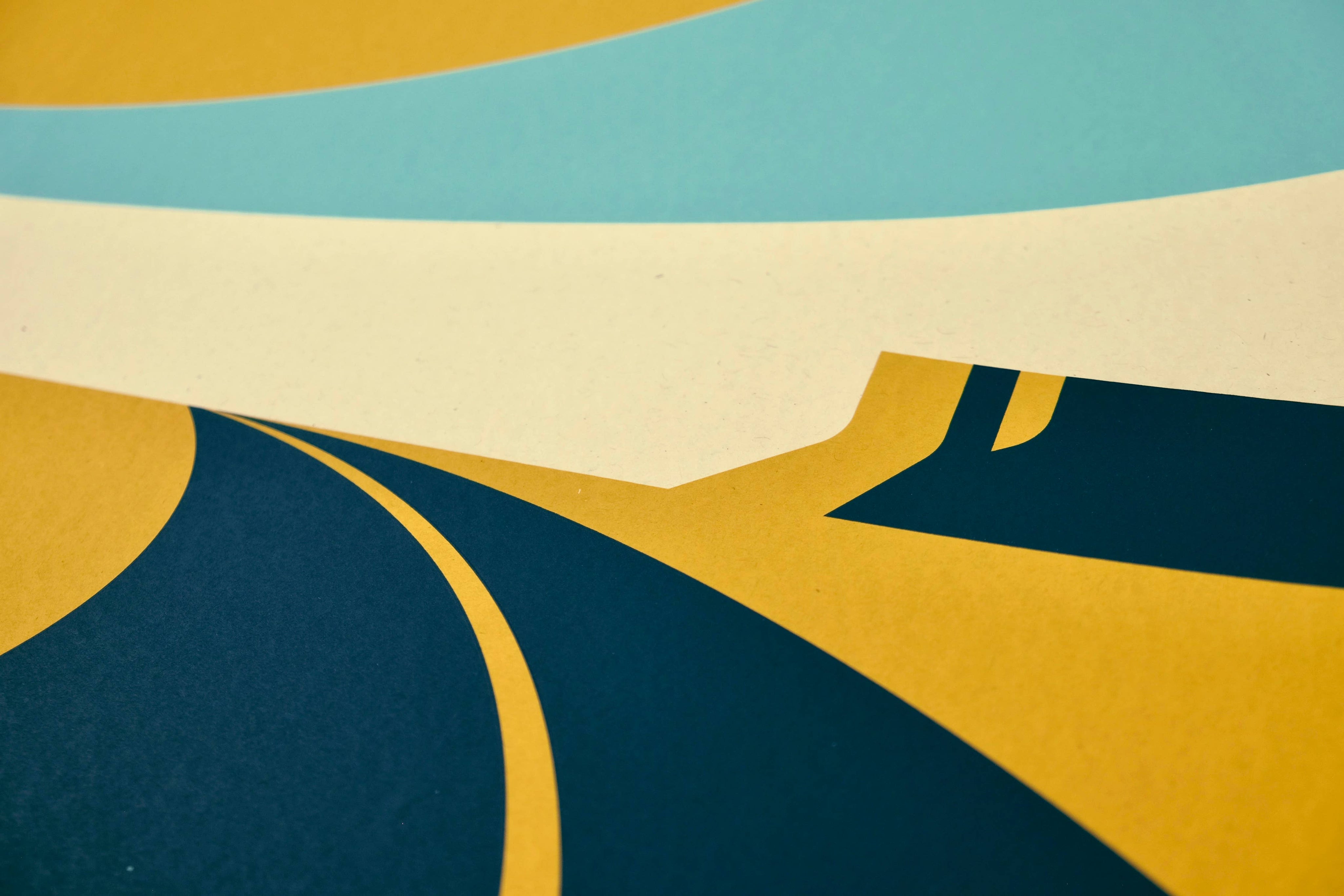 Horizons: Desert - 11"x14" Three-Color Screen Print