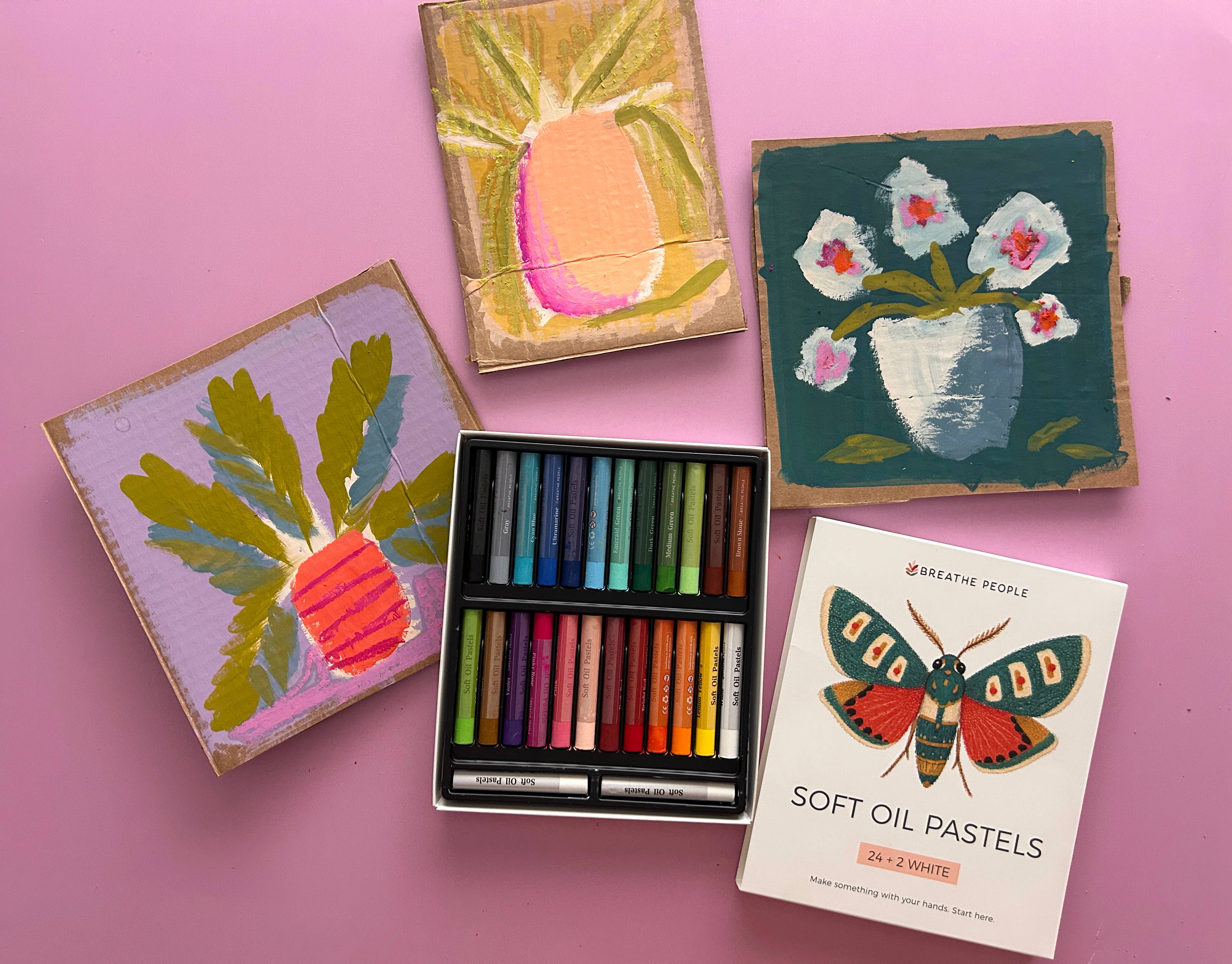 Soft Oil Pastel Set of 24