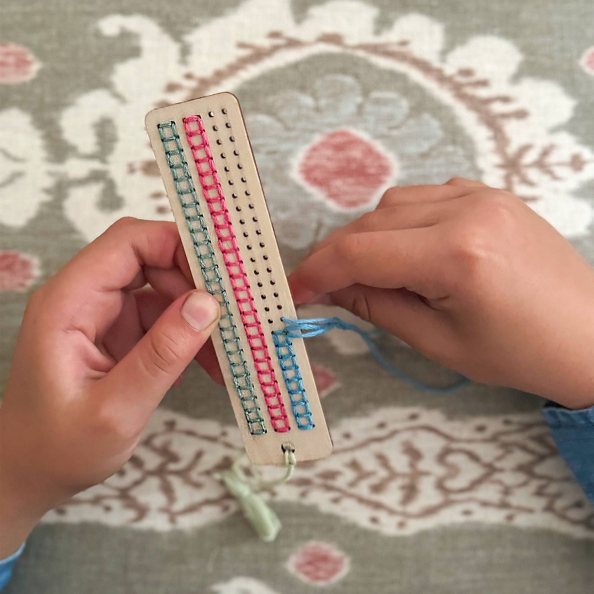 Stitched Tassel Bookmark: Kids DIY Craft Kit