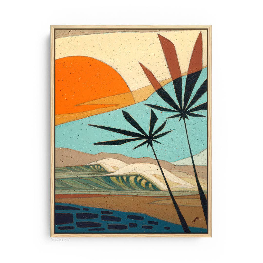 Palm Life Fine Art Print 9x12 by Abel Arts