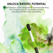 Forest Color Watercolor Pocket Set Of 12 With Brush