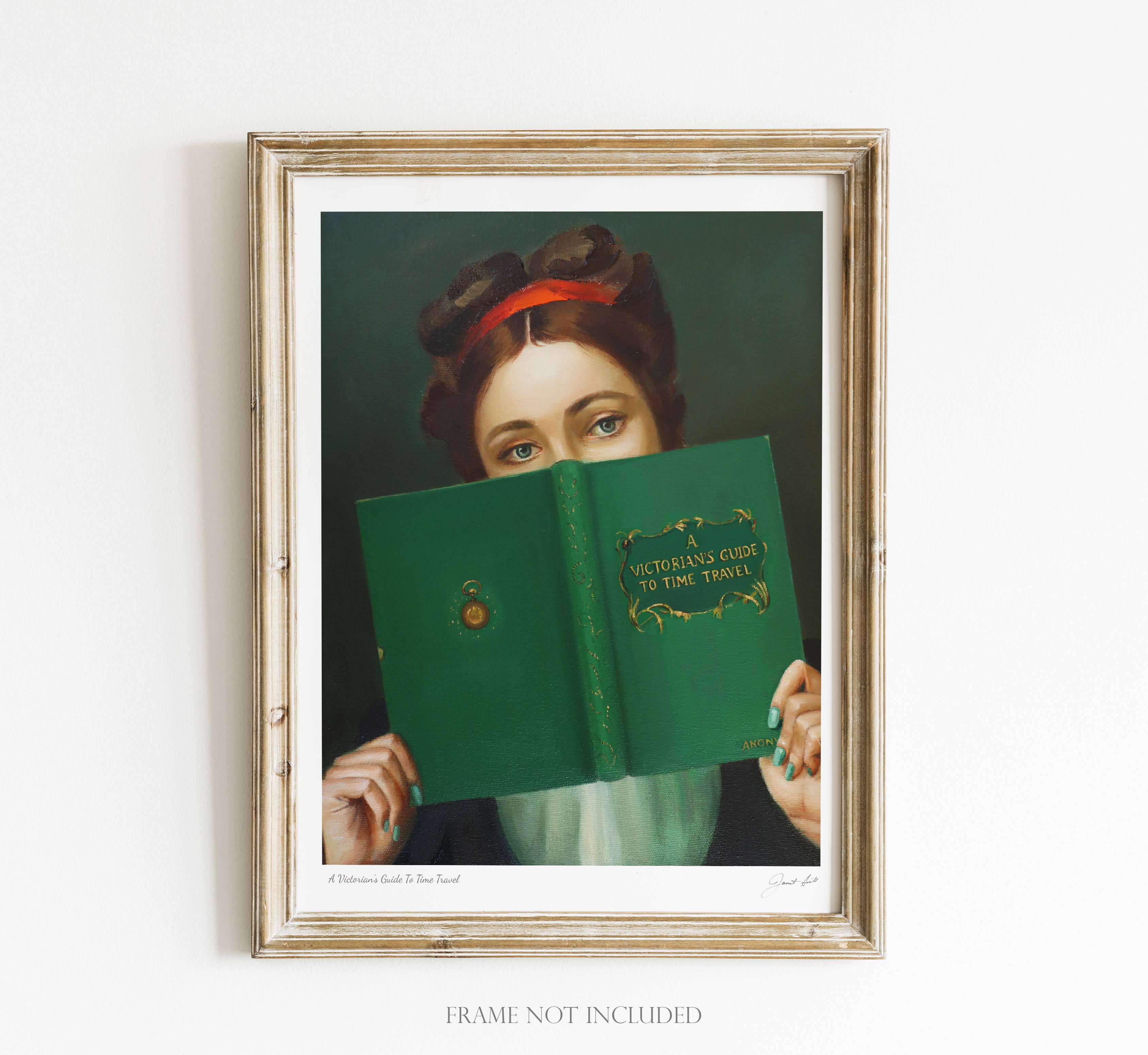 A Victorian's Guide to Time Travel 8.5x11 Print