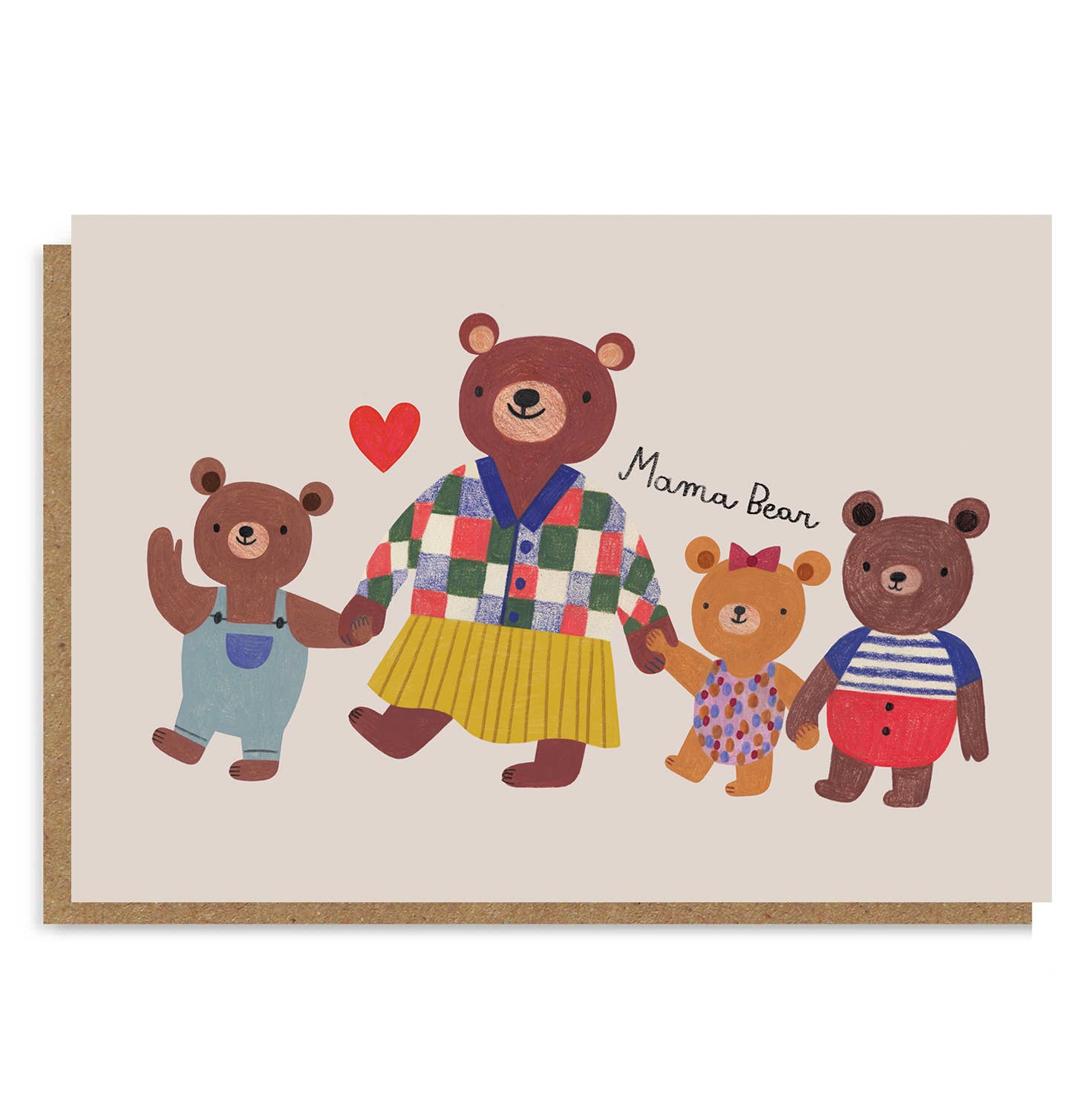 MAMA BEAR Greeting Card