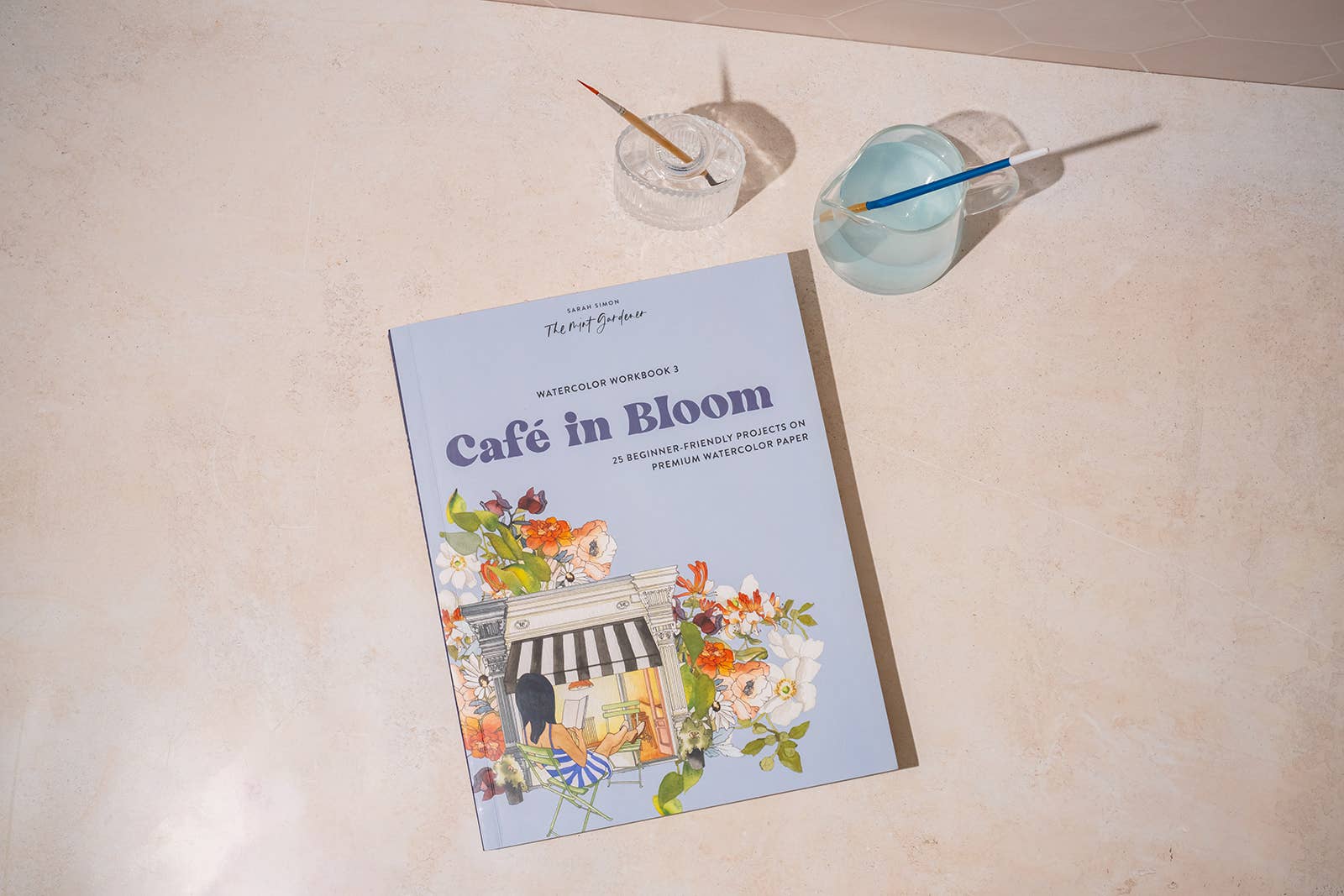 Watercolor Workbook 3: Café in Bloom