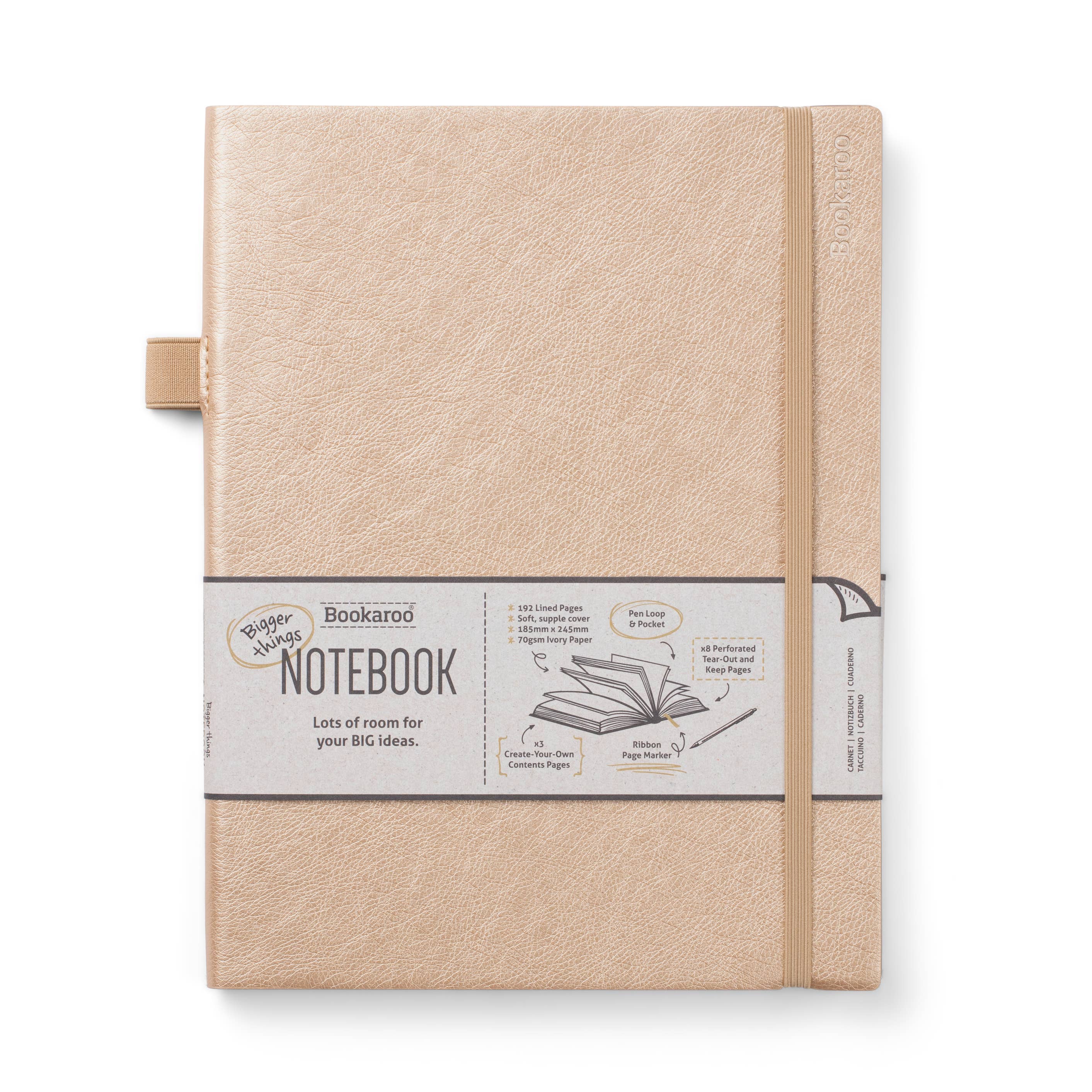 Bookaroo Bigger Things Notebook - 4 Colors Available