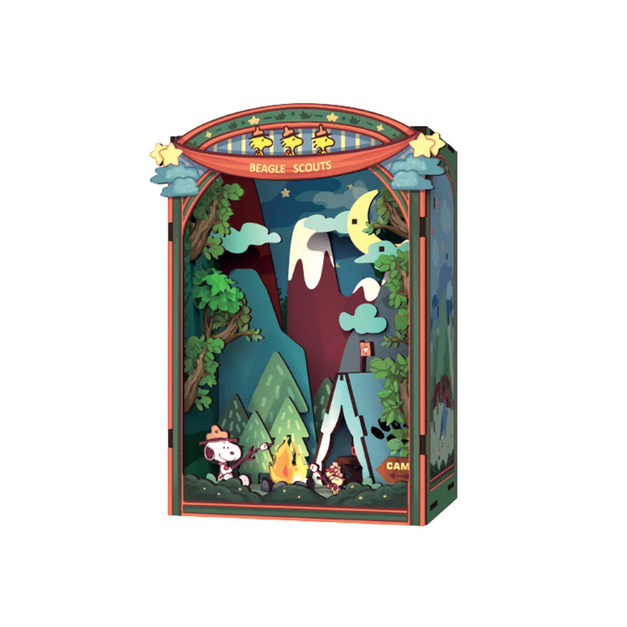 Peanuts Beagle Scouts DIY Miniature Book Nook Kit