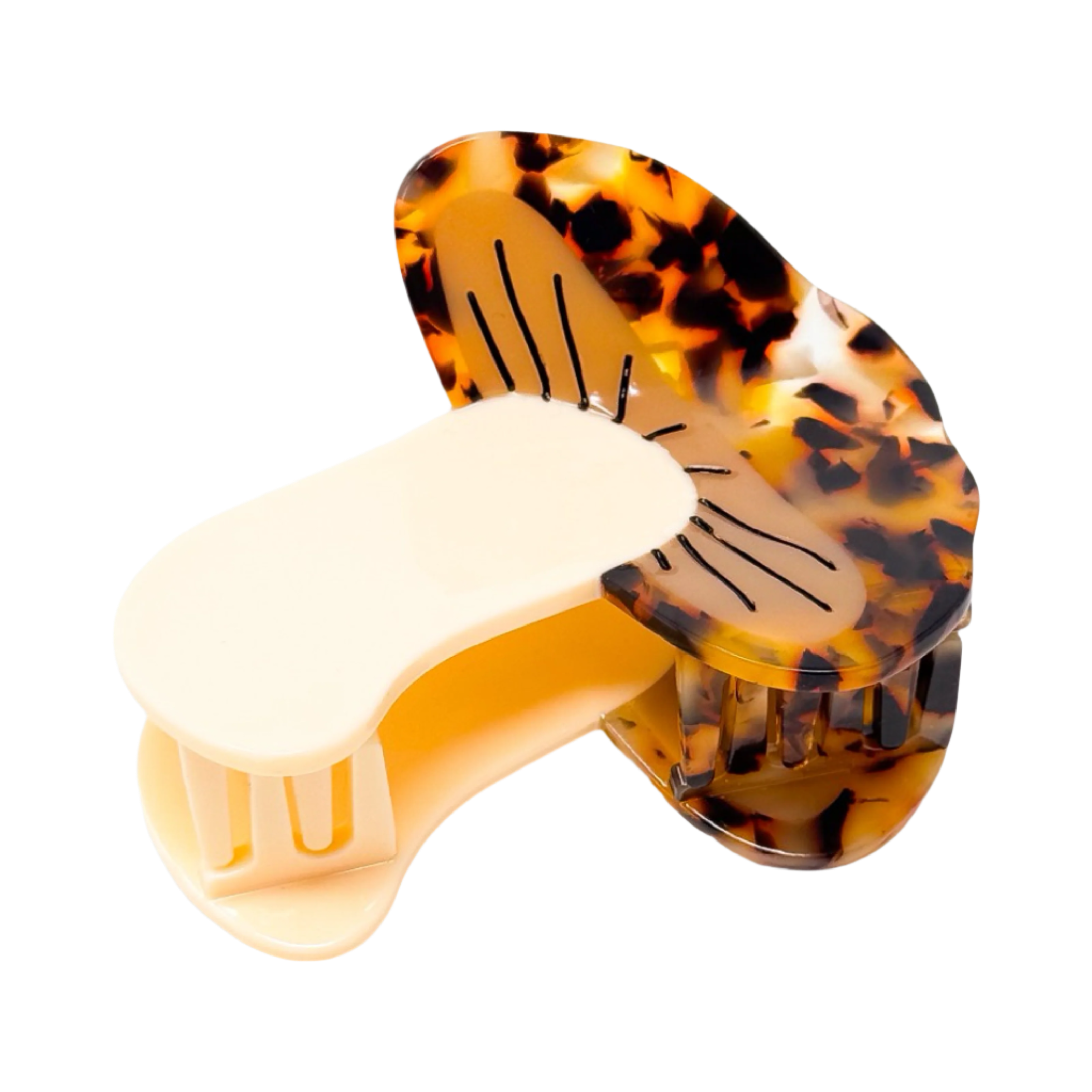 Midi Shiitake Hair Claw Clip
