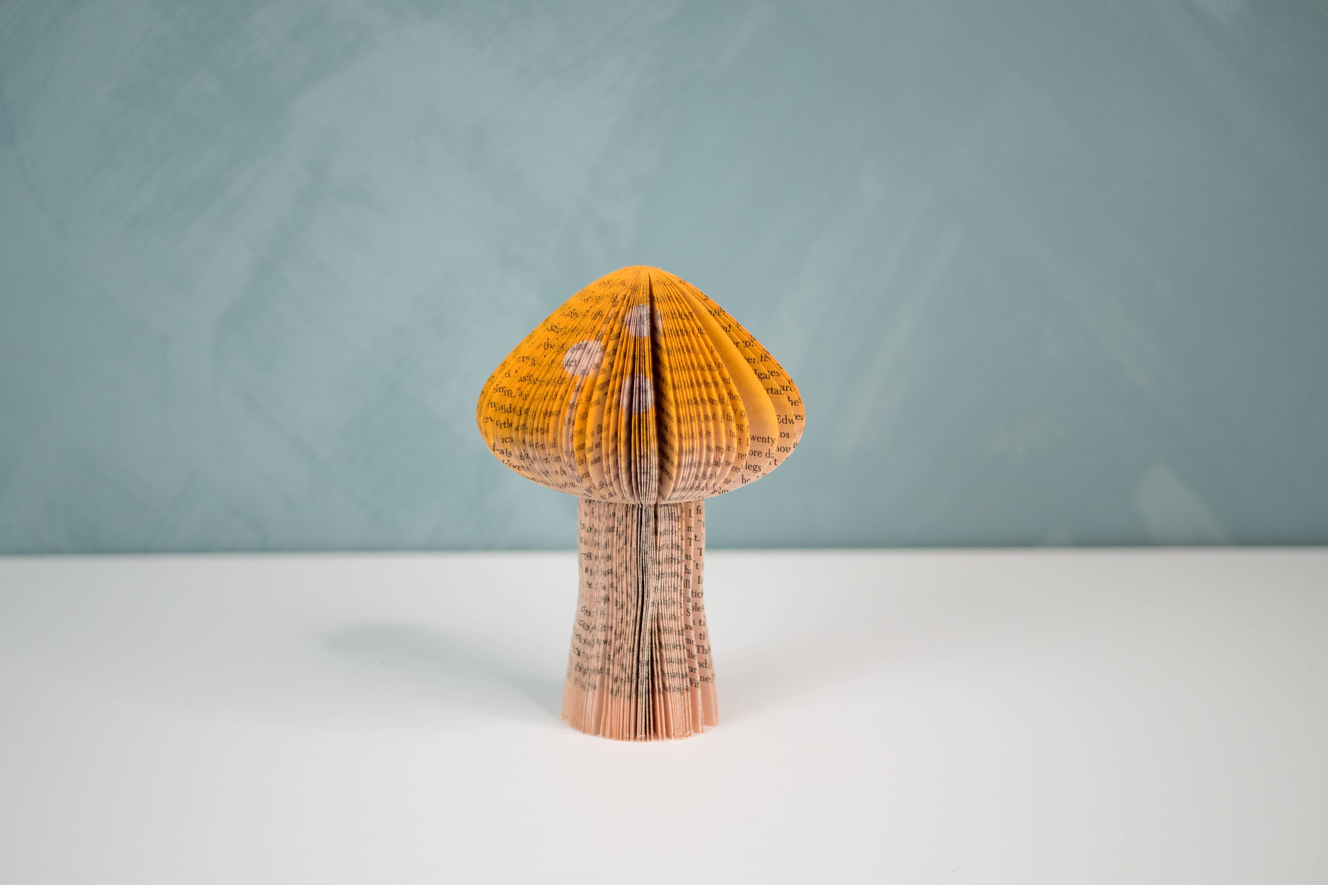 Paper Mushroom - Mustard Yellow