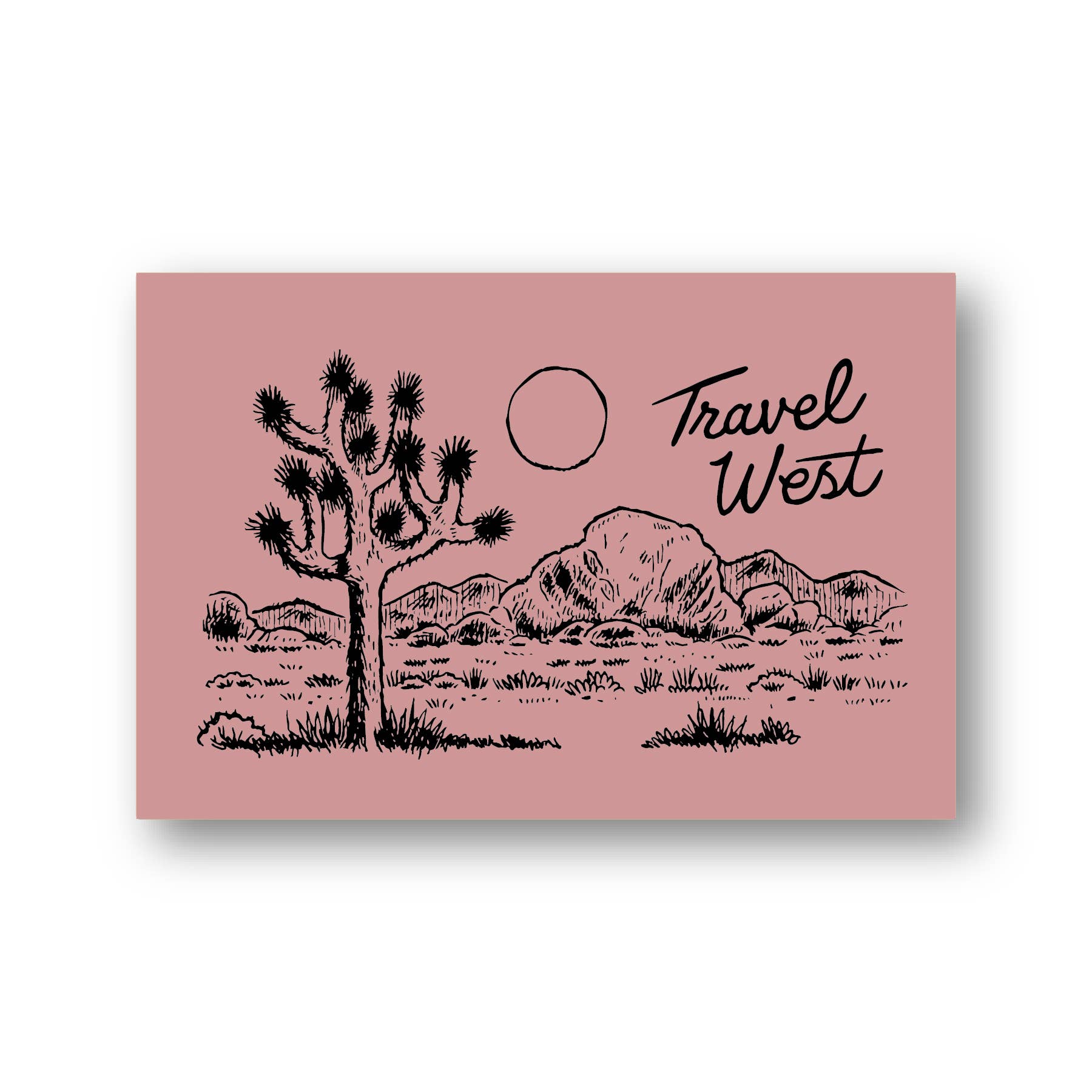 Travel West Postcard 