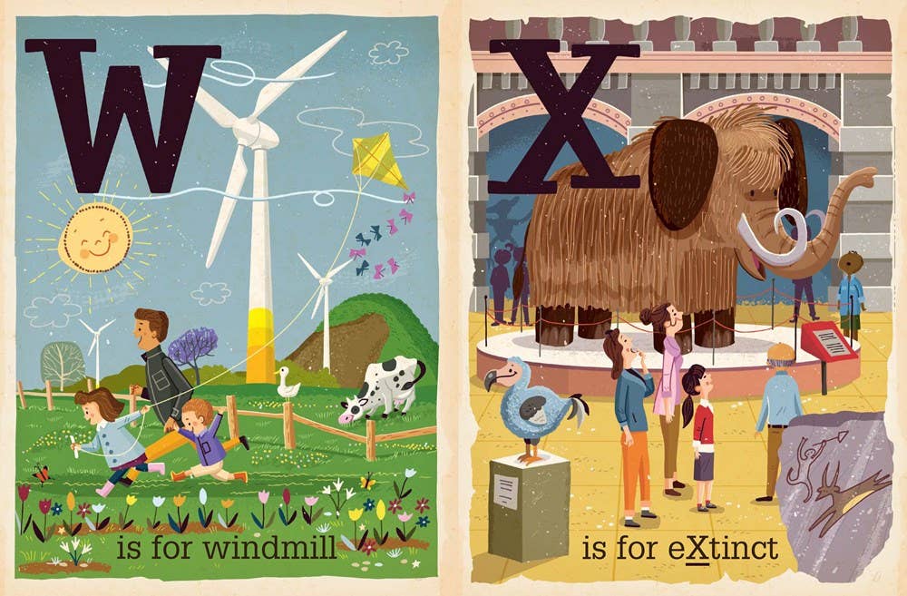 E is for Earth: Alphabet Board Book