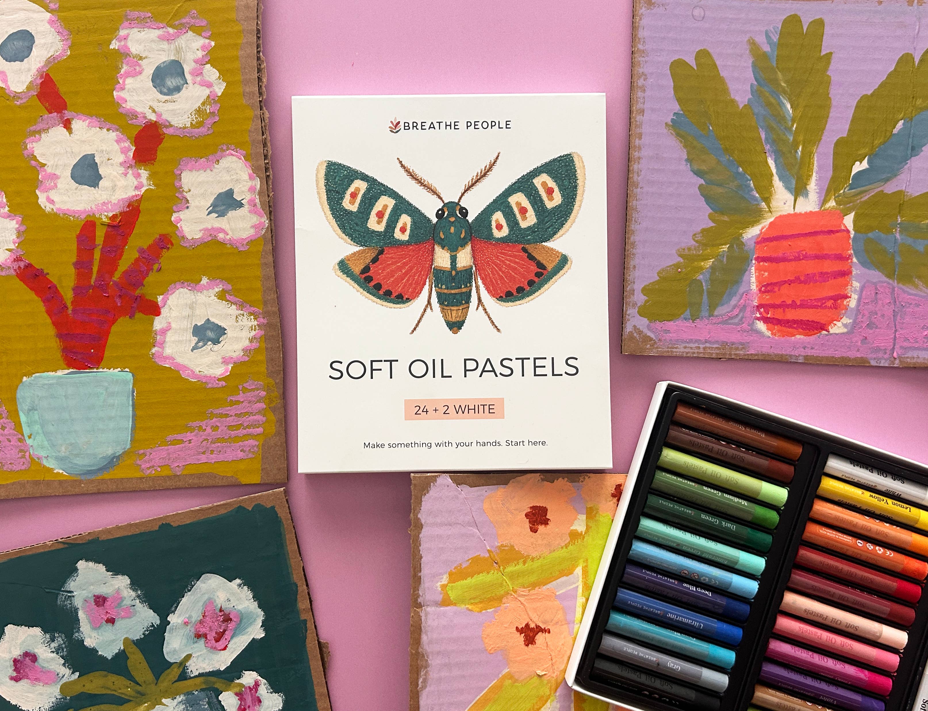 Soft Oil Pastel Set of 24