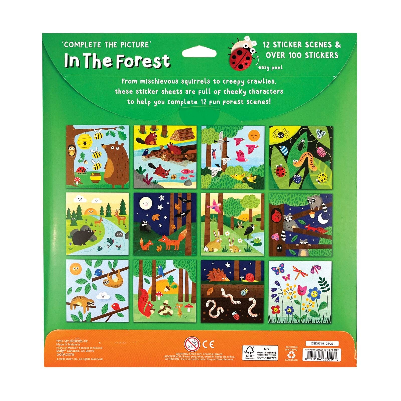 In The Forest Sticker Scenes