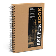 Medium Sketchbook 7 x 10" - Spiral Bound Hardcover (Kraft)