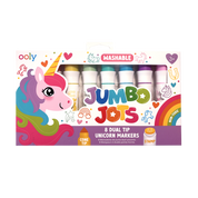 Jumbo Jots Dual Tip Unicorn Markers - Set of 8