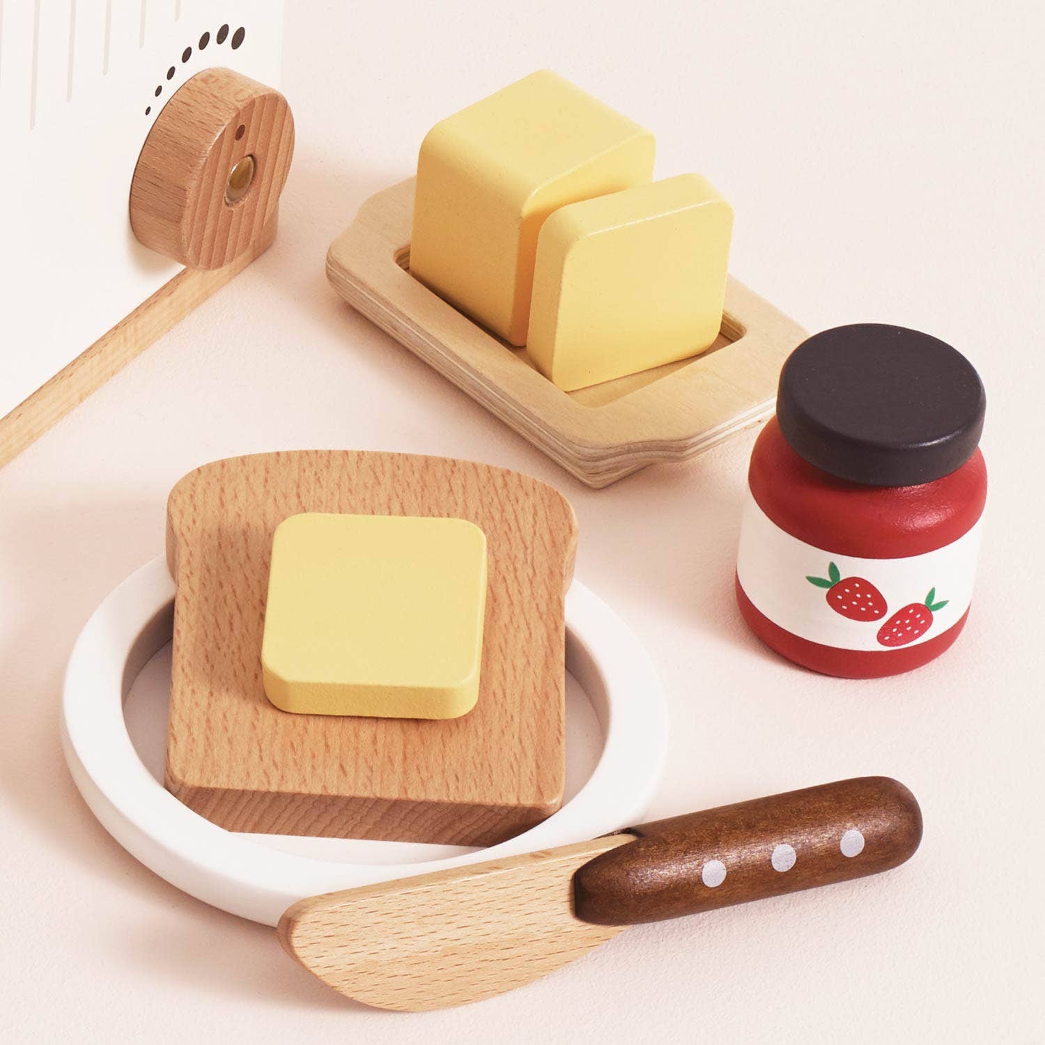 Pop-up Toaster & Breakfast Set - Wooden Toy