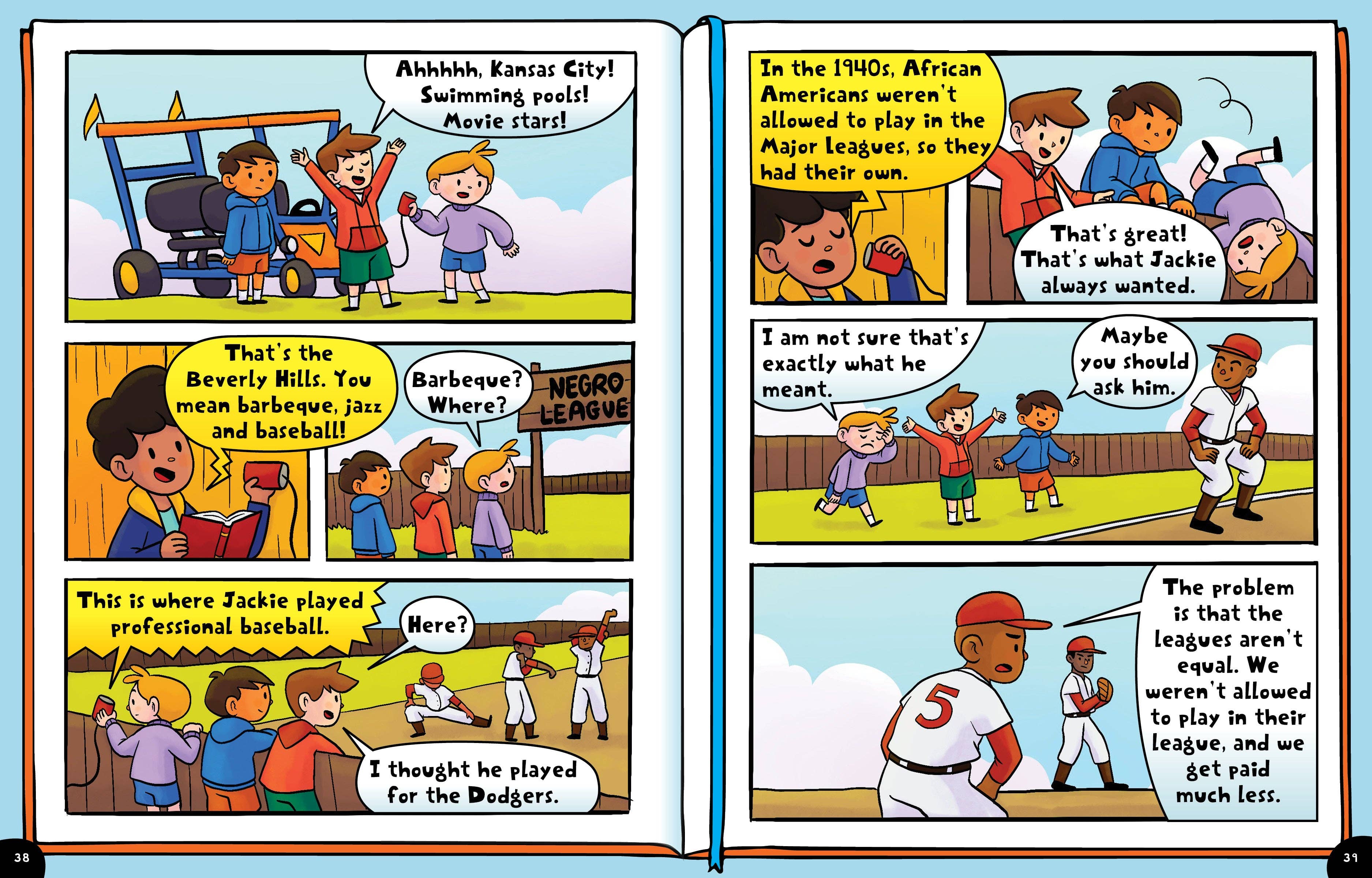 Brave Like Jackie Robinson (Children's Book Graphic Novel)