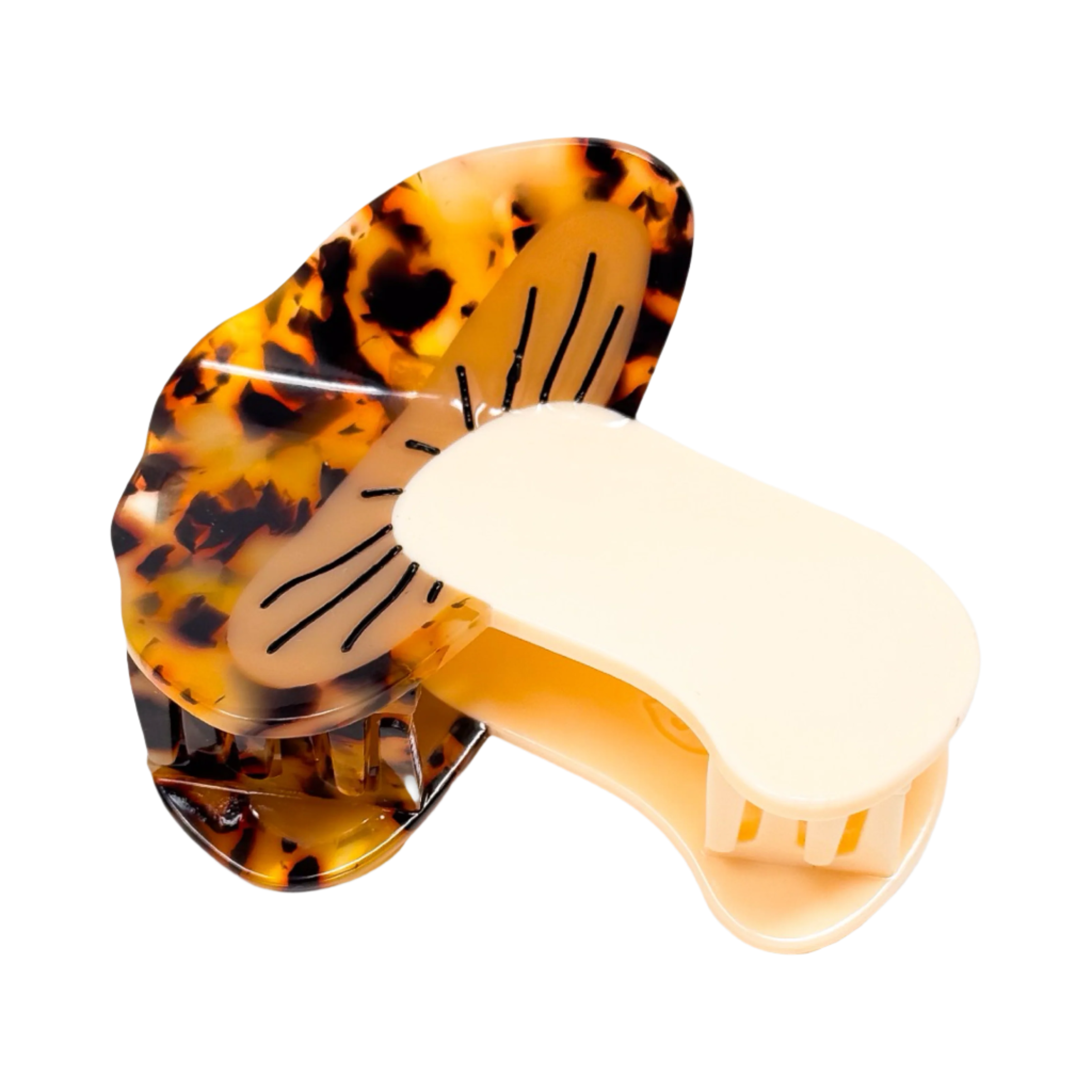 Midi Shiitake Hair Claw Clip
