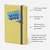A6 Pocket Notebook | Chartreuse or Brown