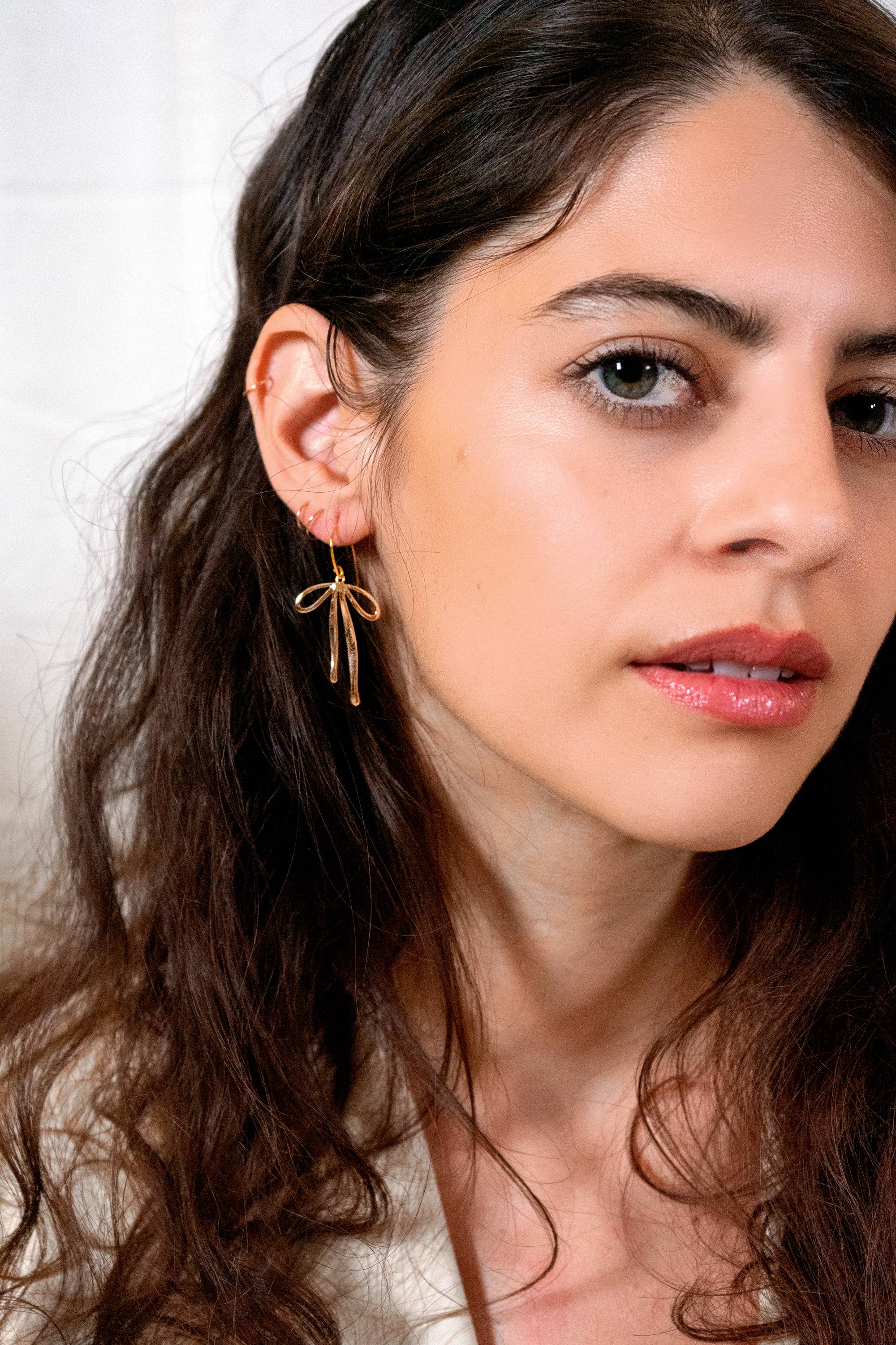 Bad to the Bow Earrings - 18K Gold Plated