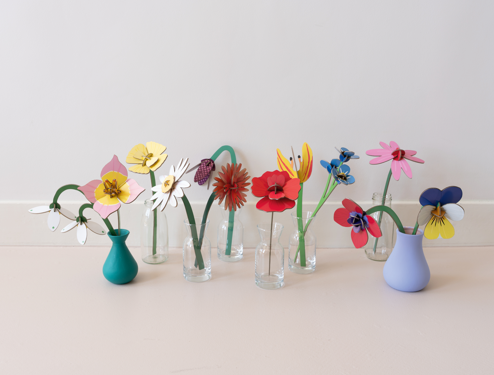 Sunset Tulip | DIY 3D Small Everlasting Flower Craft Kit
