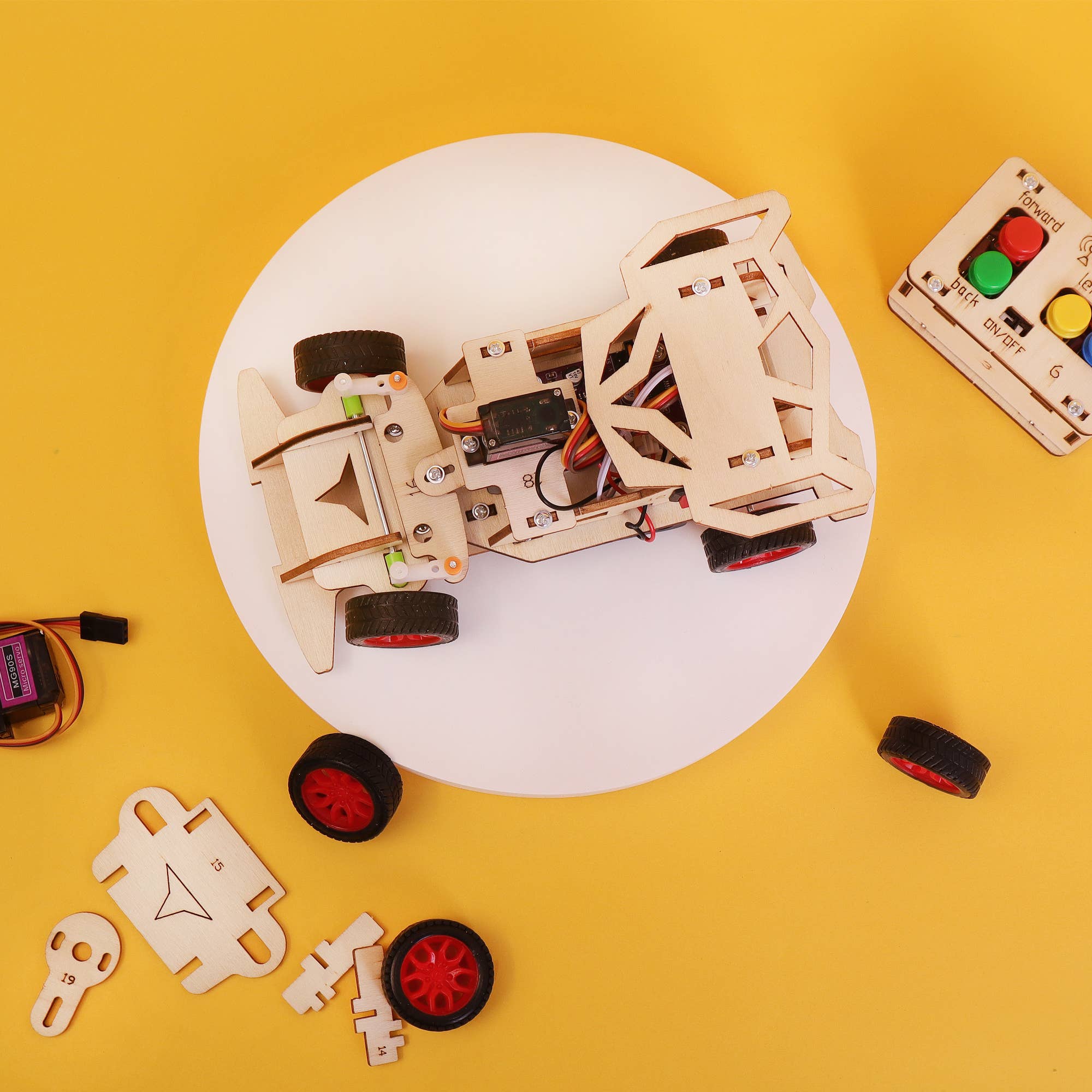 Steering Remote Controlled Car | STEM DIY Kit