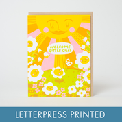 Welcome Baby Garden Greeting Card