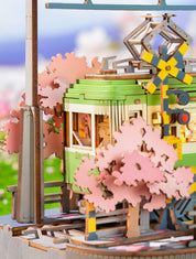 Sakura Tram: DIY Wooden Puzzle