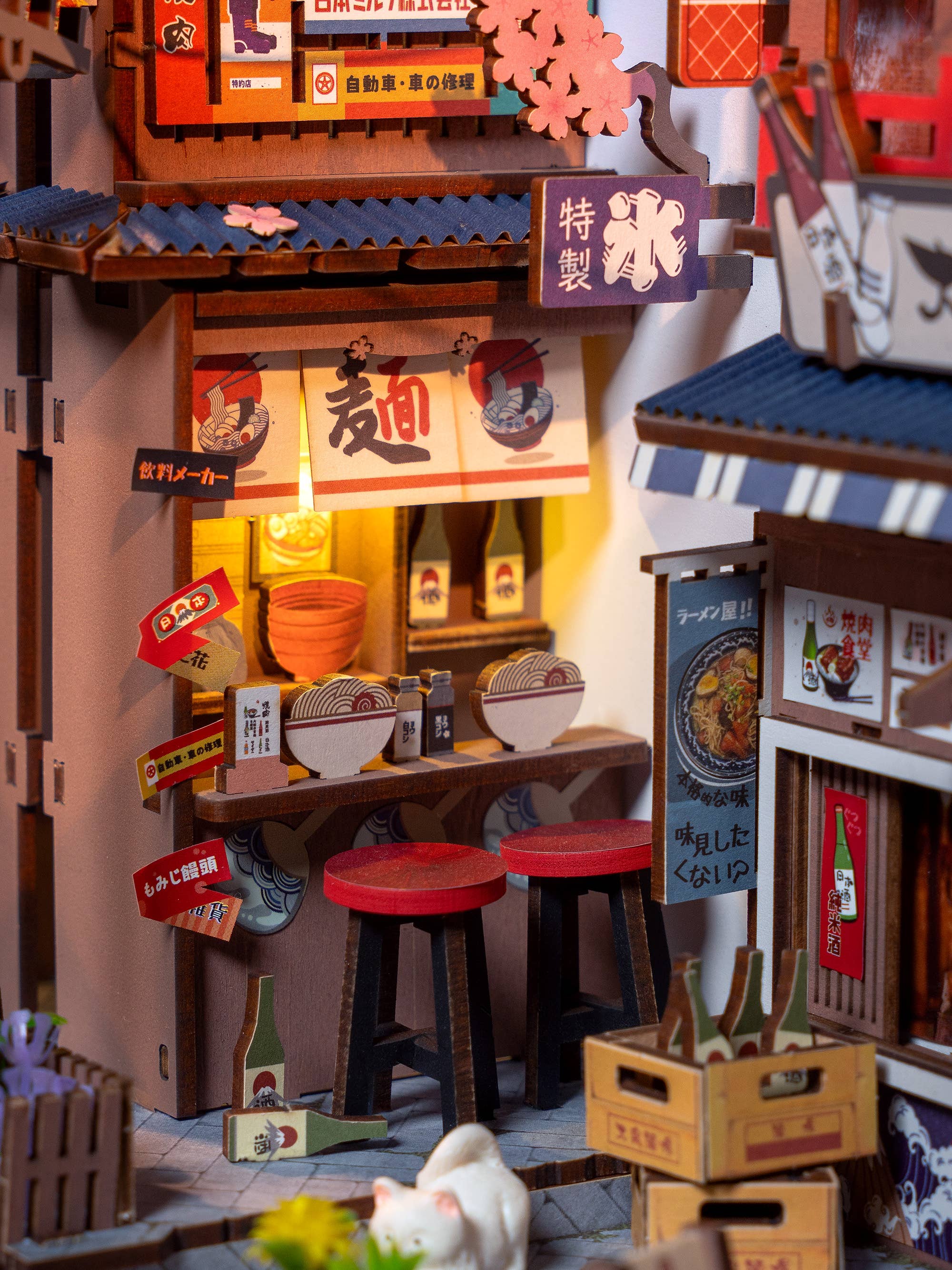 Sakura Wine Alley DIY Book Nook Kit