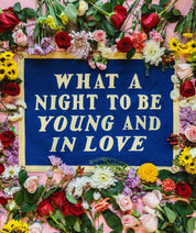 What A Night To Be Young and In Love | Camp Flag