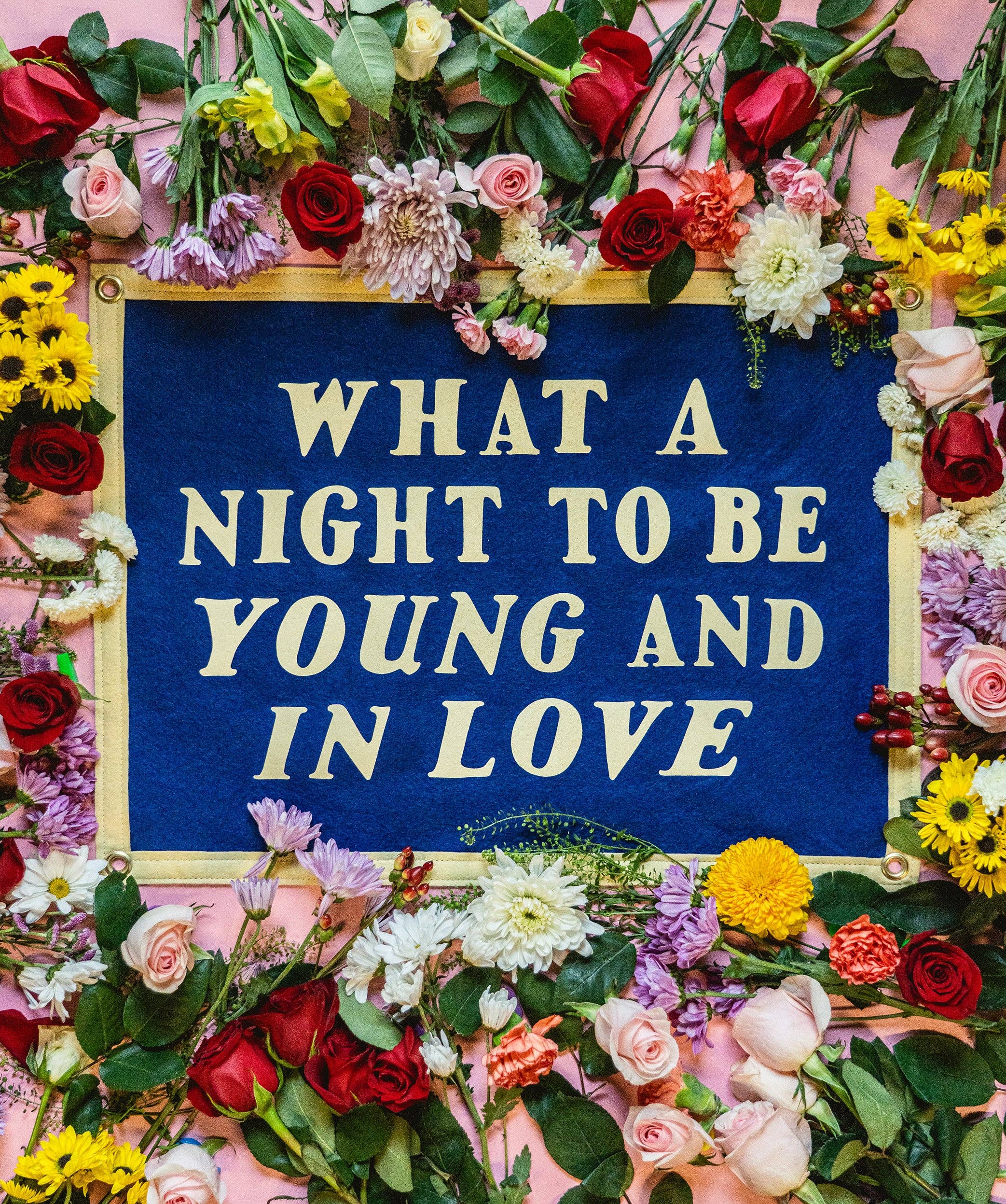 What A Night To Be Young and In Love | Camp Flag