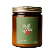 Oak Moss + Plum Soy Wax Candle by Heritage Valley Goods