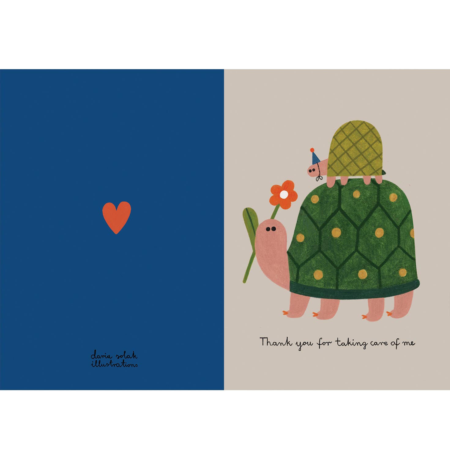 TURTLES Thank You Card