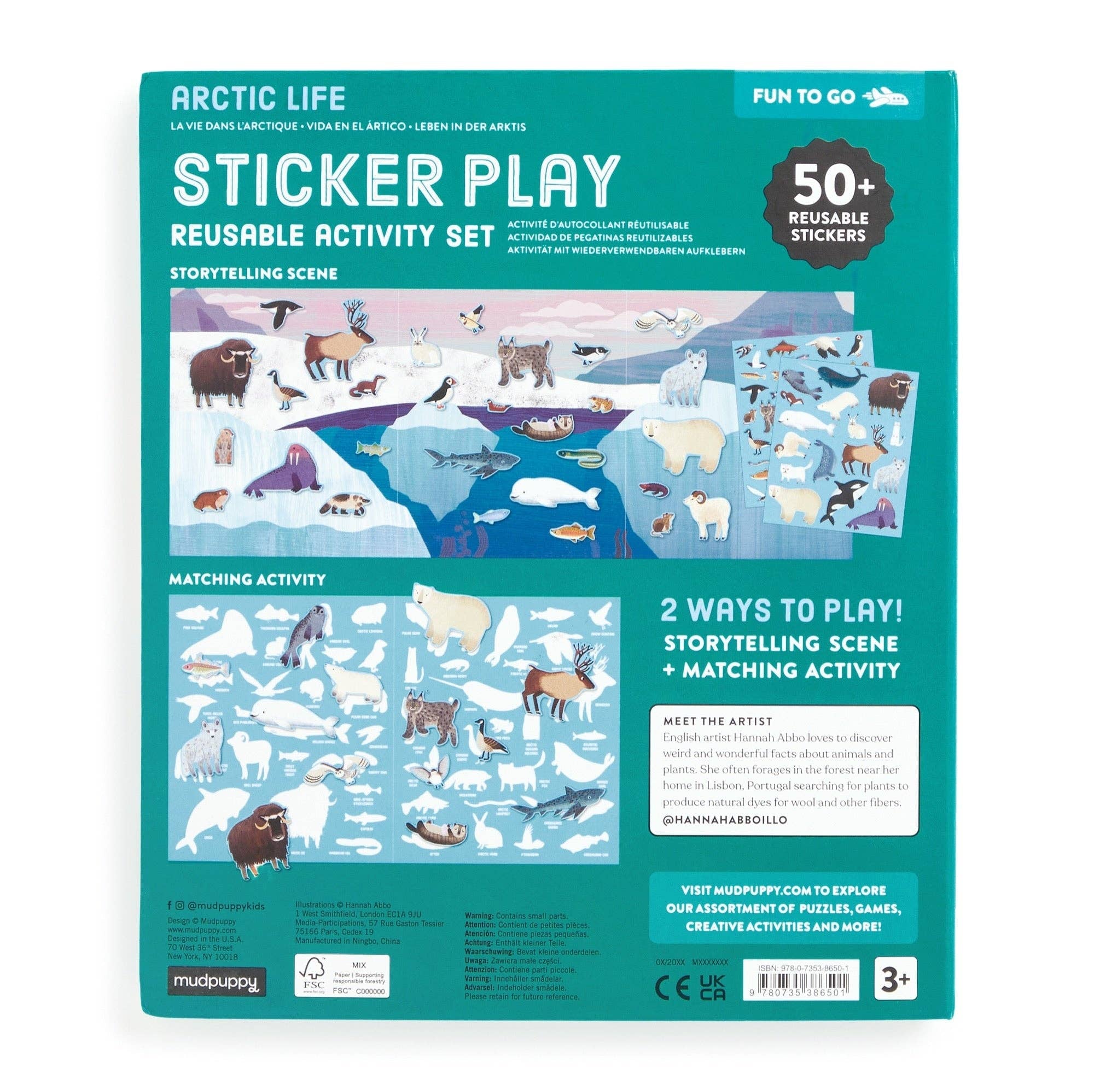 Arctic Life Sticker Play Reusable Activity Set