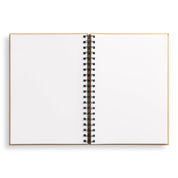 Medium Sketchbook 7 x 10" - Spiral Bound Hardcover (Kraft)