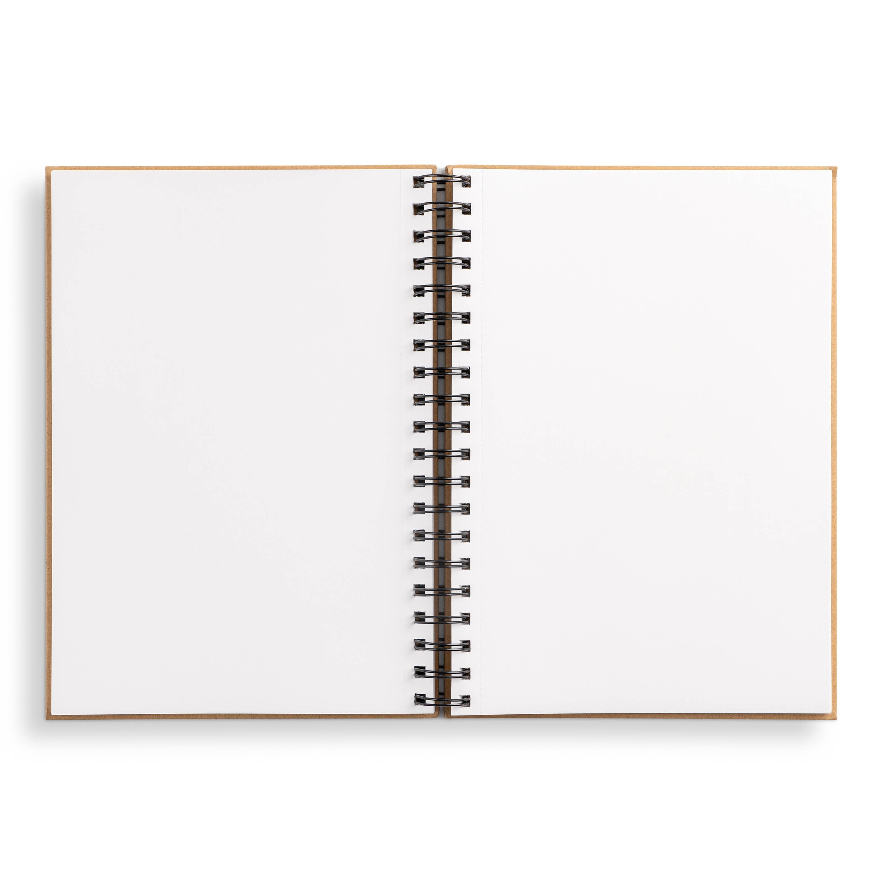 Medium Sketchbook 7 x 10" - Spiral Bound Hardcover (Kraft)