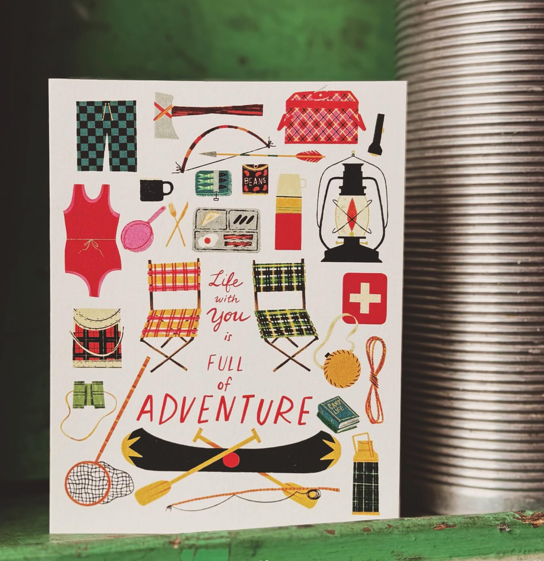 Life With You Is Full Of Adventure Greeting Card