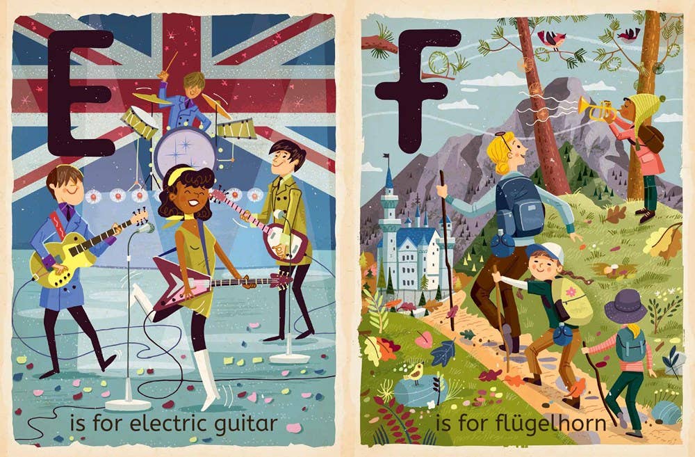 M is for Music: Alphabet board book