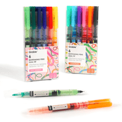 Dual-Tip Notetaking Pen Set Of 6