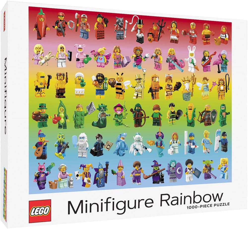 LEGO®  Minifigure Rainbow 1000-Piece Puzzle