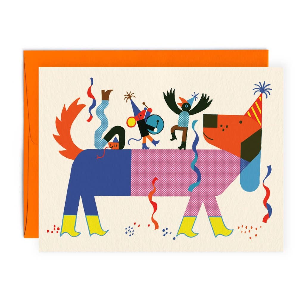 BOOM Greeting Card