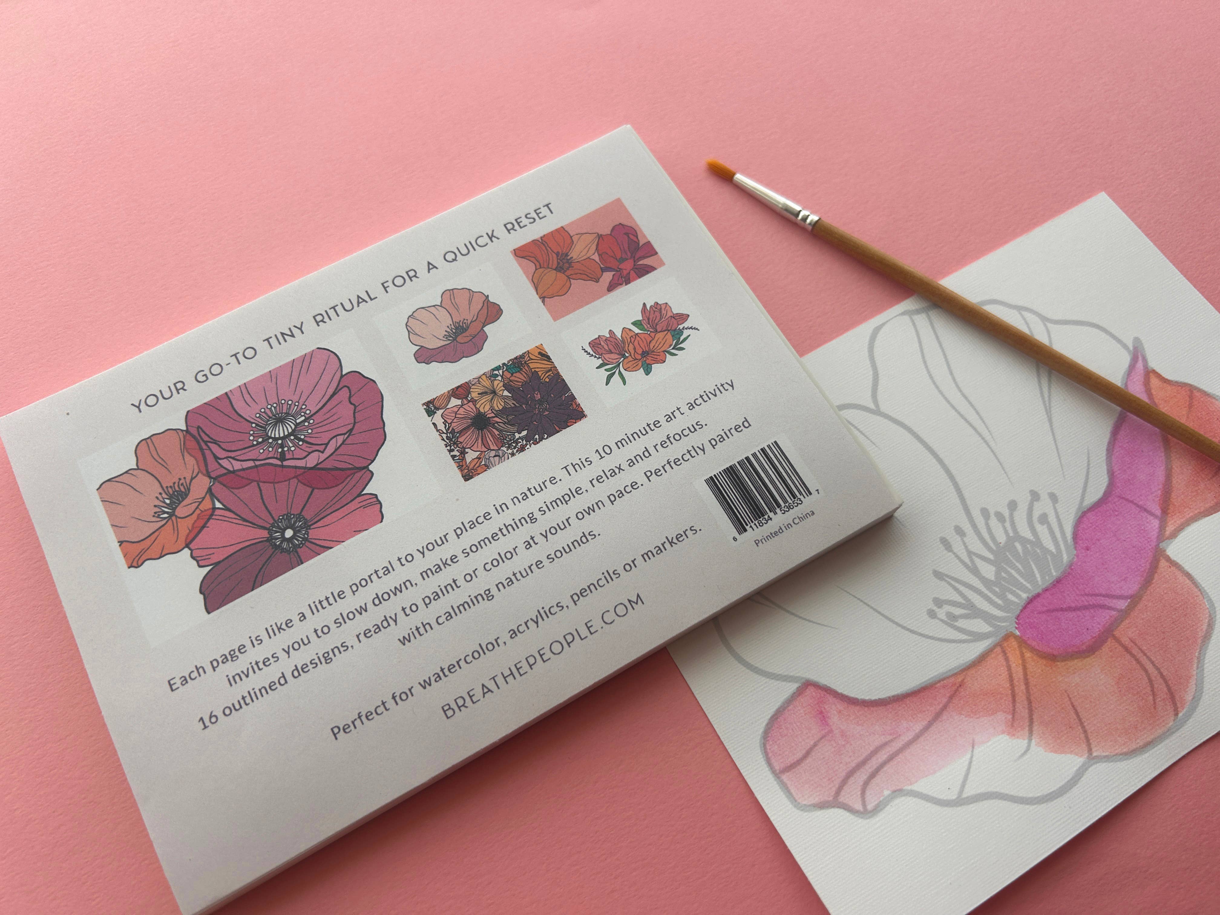 Vintage Bloom | 10 Minute Creative Escape Art Book