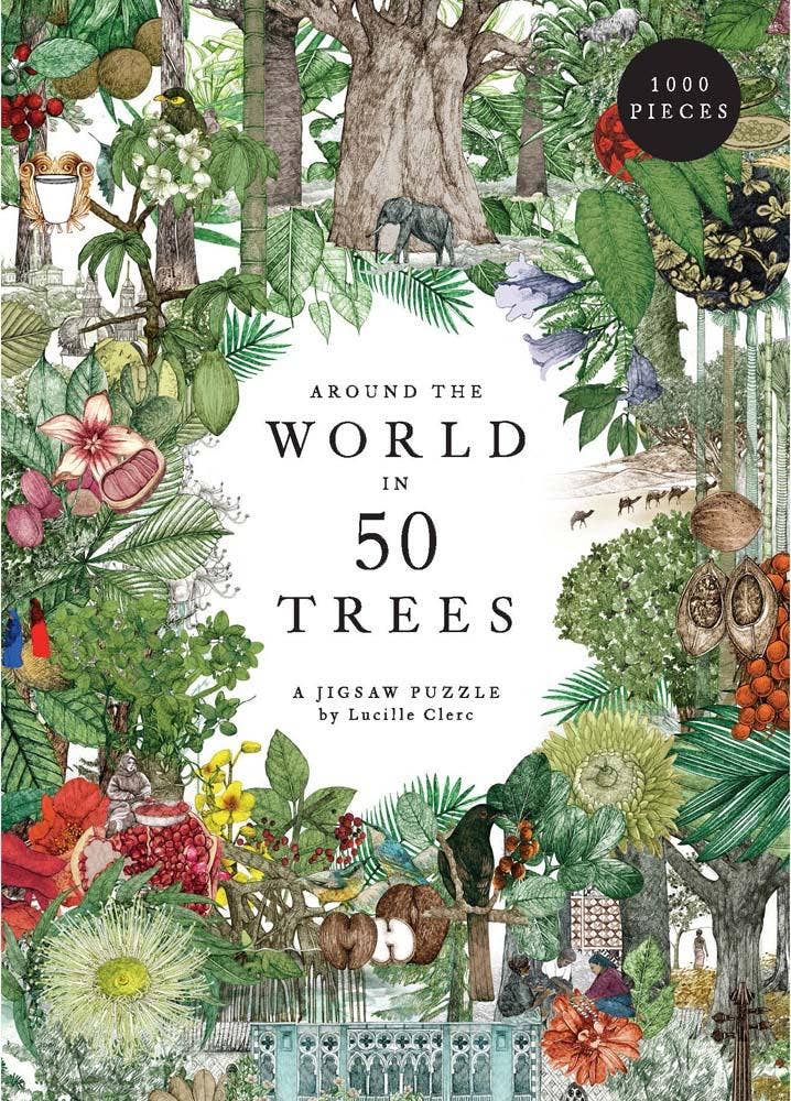 Around the World in 50 Trees 1000 Piece