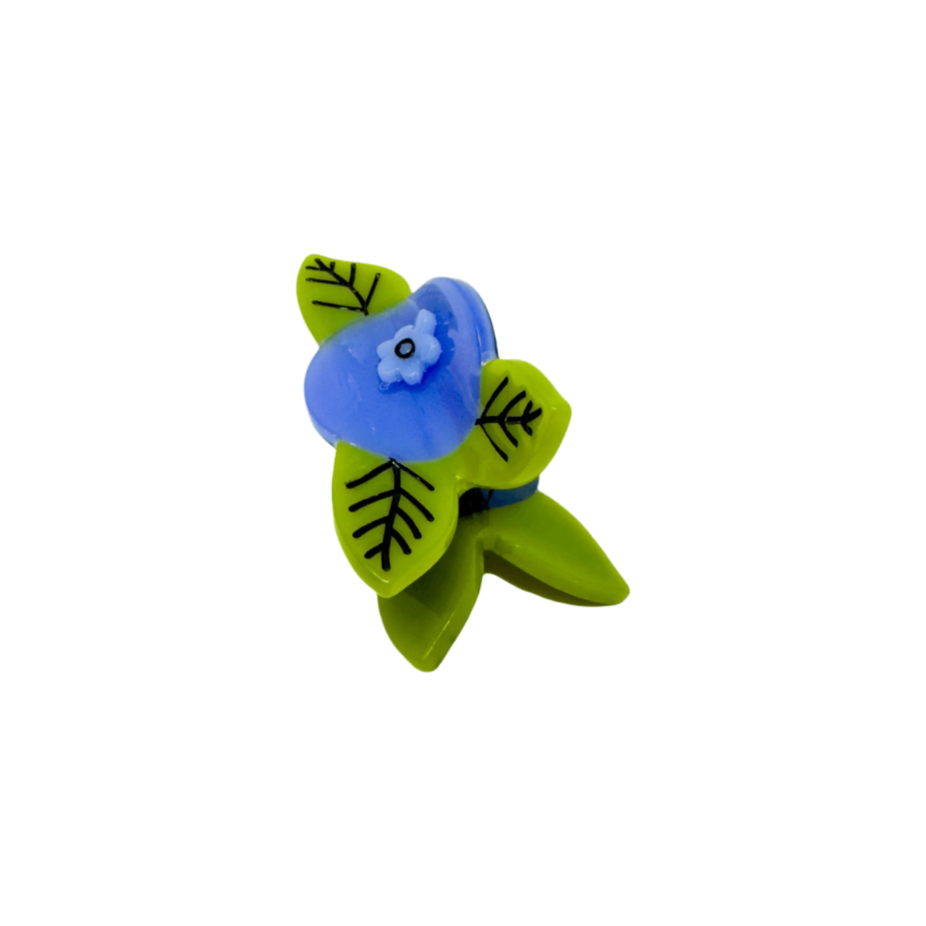 Mini Blueberry Hair Claw Clip